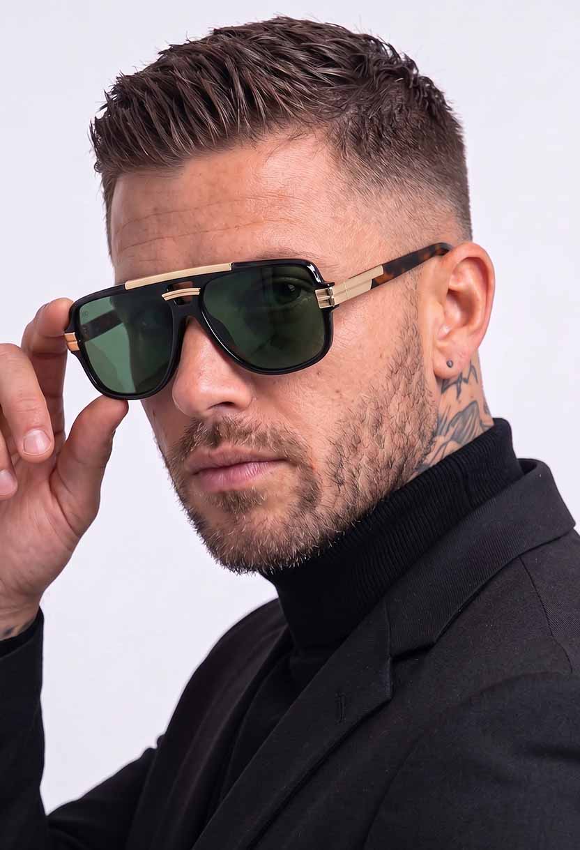 EMPIRE Green sunglasses #color_green