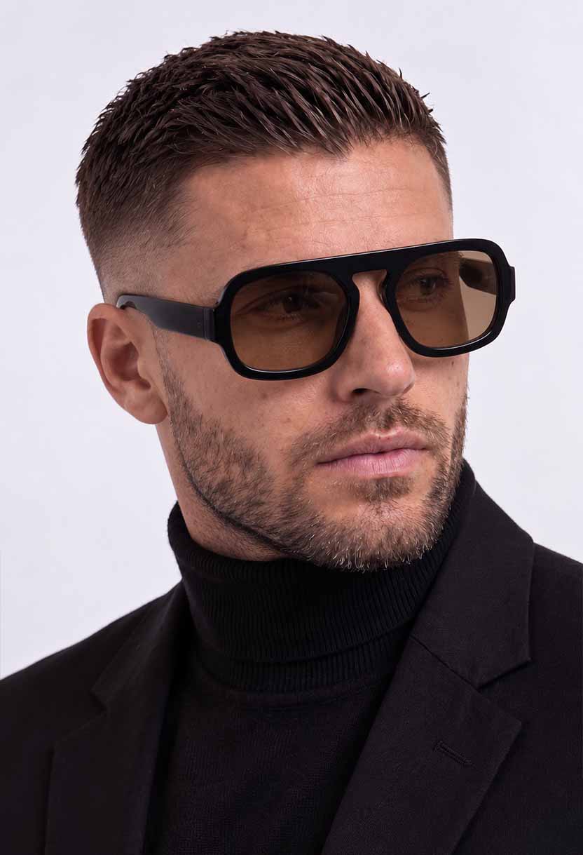 BOHEMIA Black/Brown sunglasses #color_black-brown