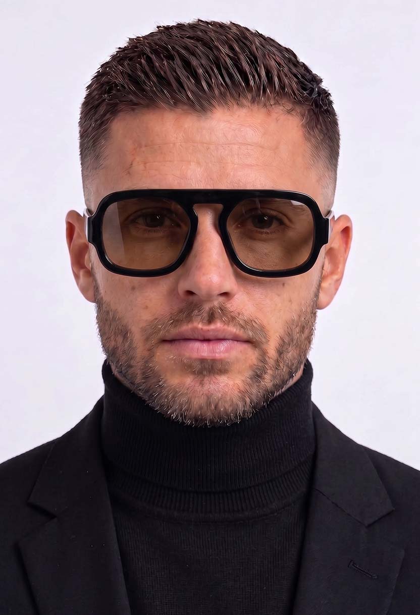 BOHEMIA Black/Brown sunglasses #color_black-brown