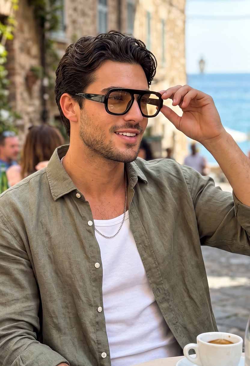 BOHEMIA Black/Brown sunglasses #color_black-brown