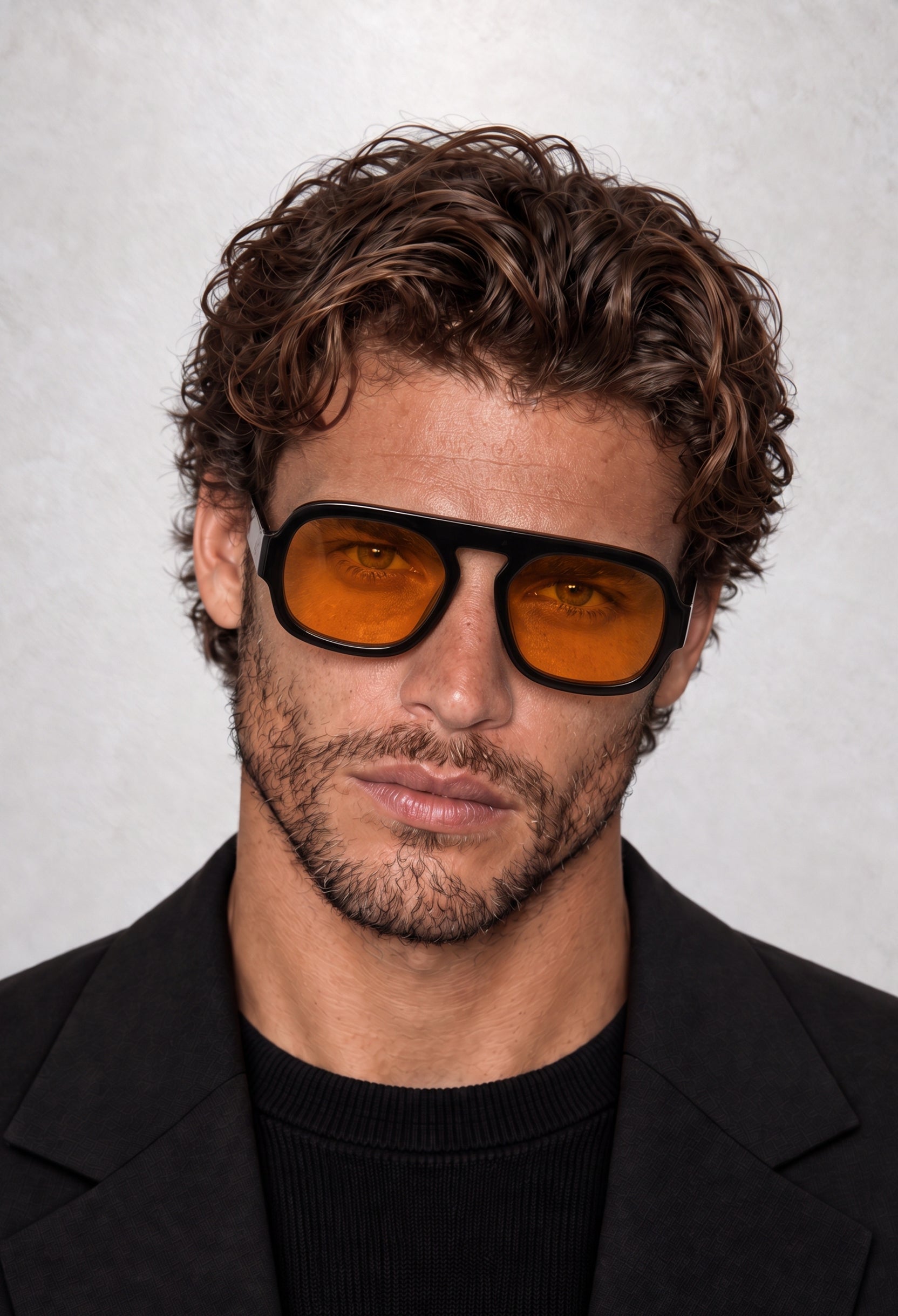 BOHEMIA Black/Orange sunglasses #color_black-orange