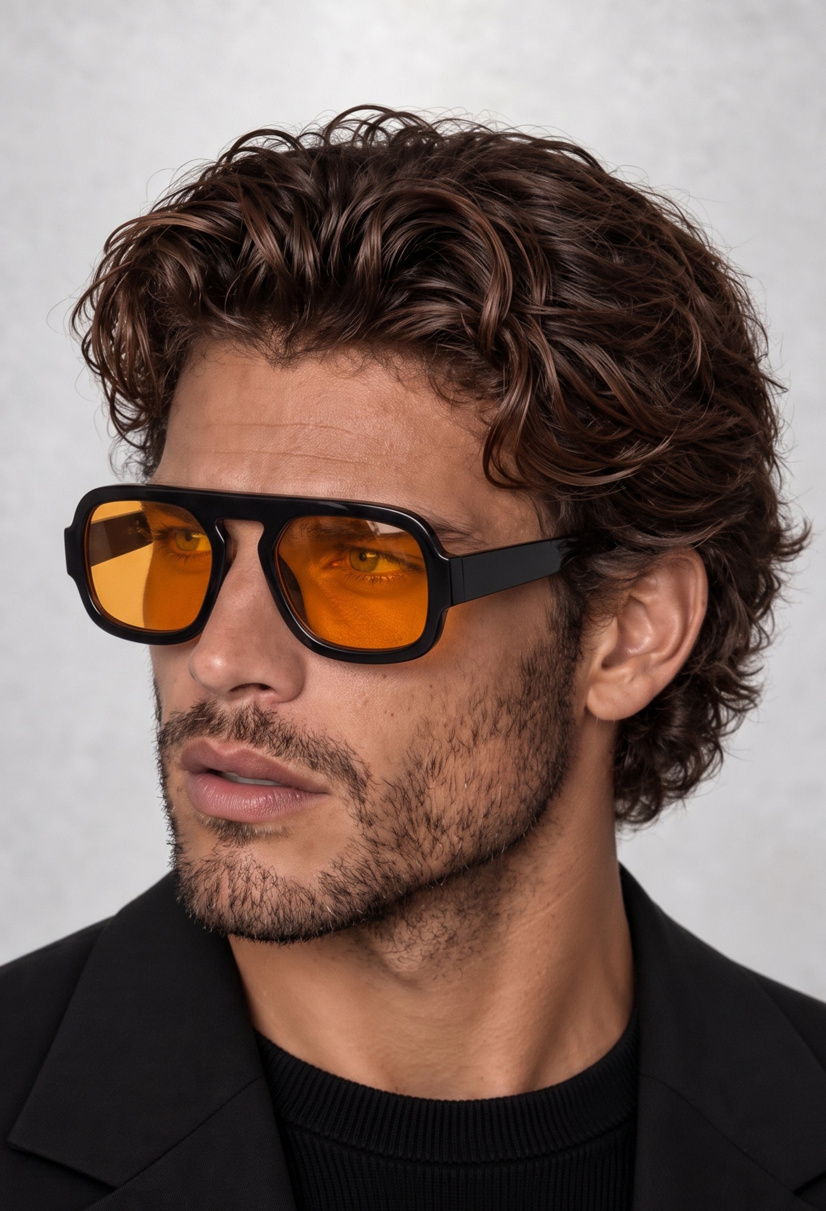 BOHEMIA Black/Orange sunglasses #color_black-orange