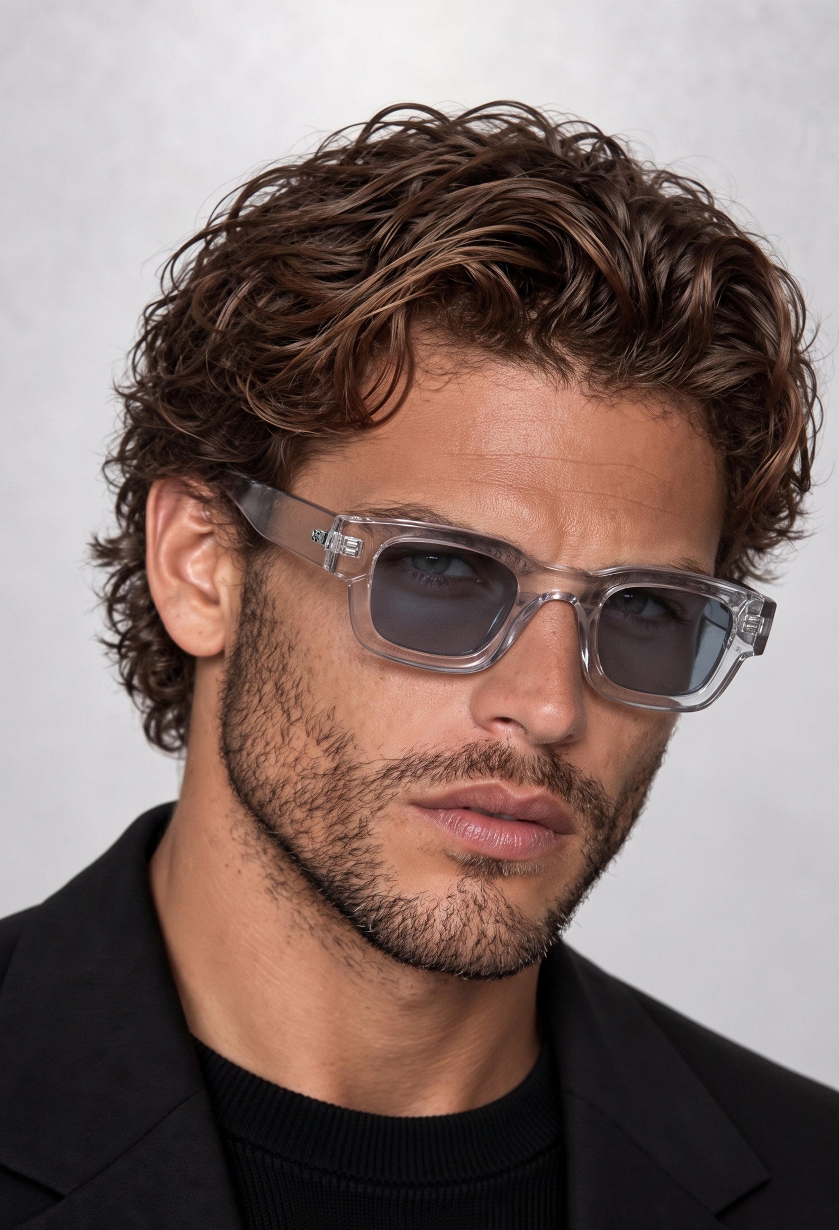 CLEVELAND Transparant sunglasses #color_transparant