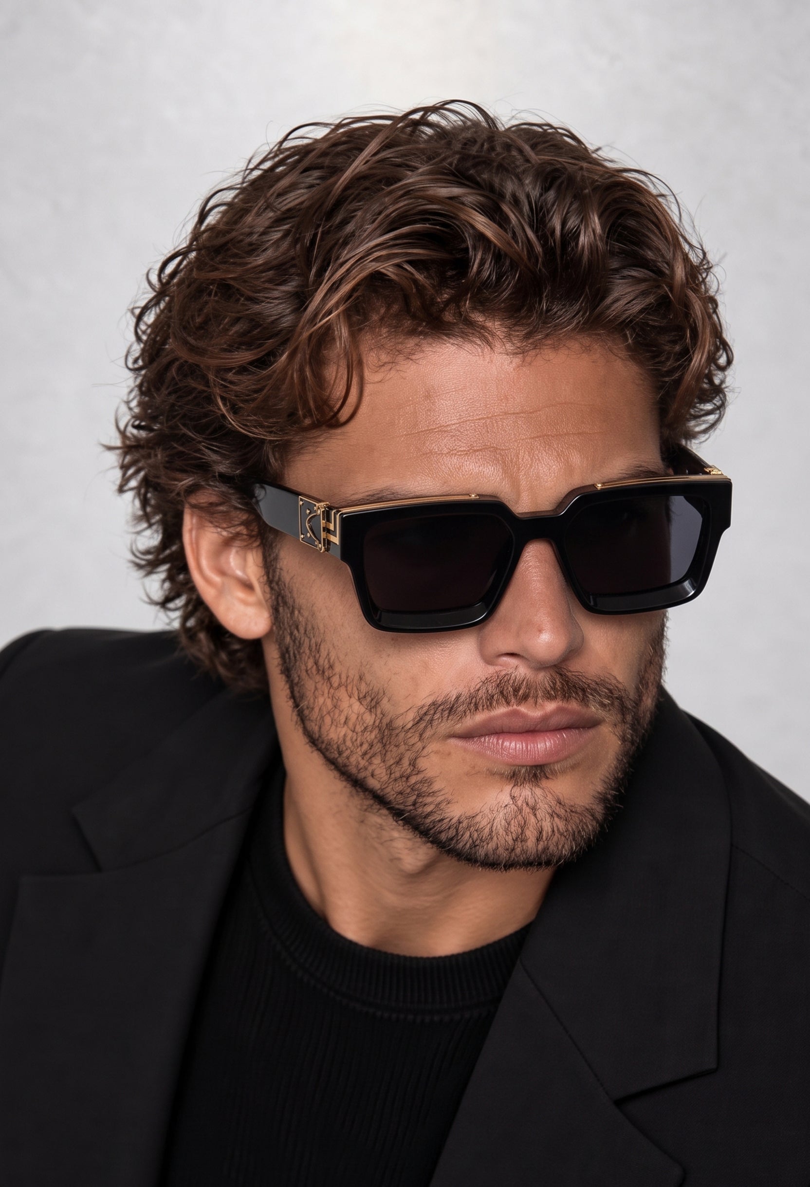 EDEN Black/Gold sunglasses #color_black-gold