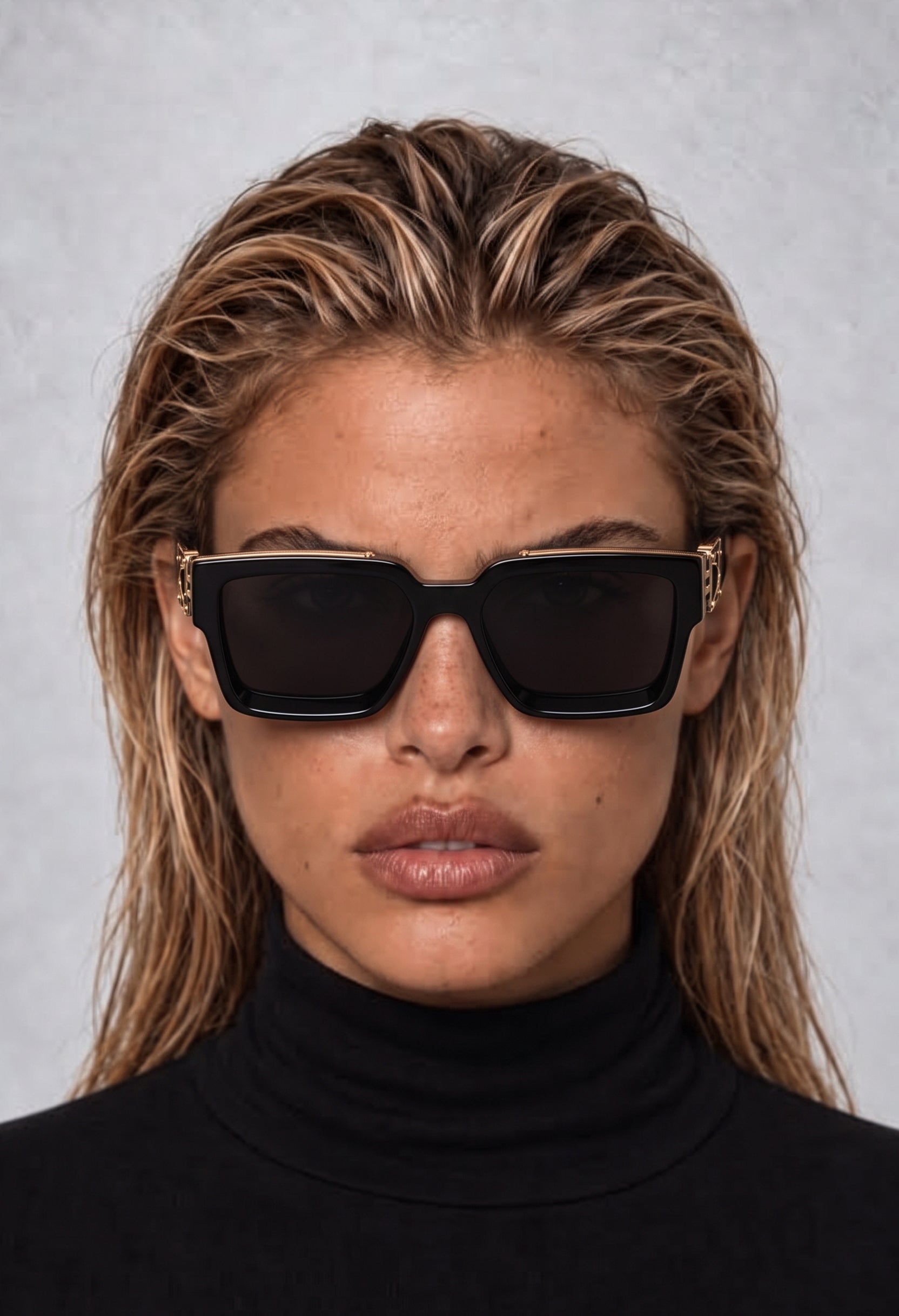EDEN Black/Gold sunglasses #color_black-gold