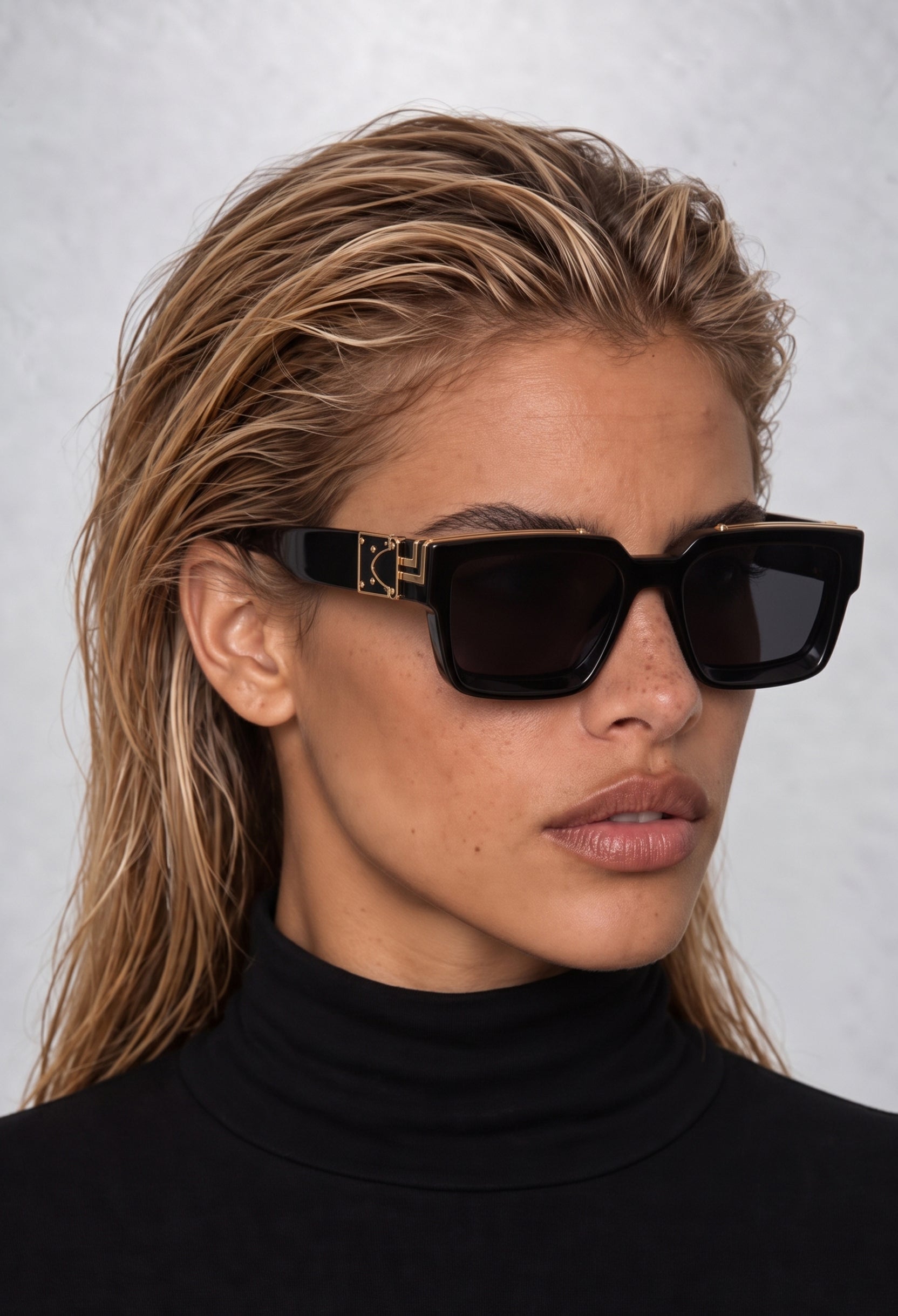 EDEN Black/Gold sunglasses #color_black-gold